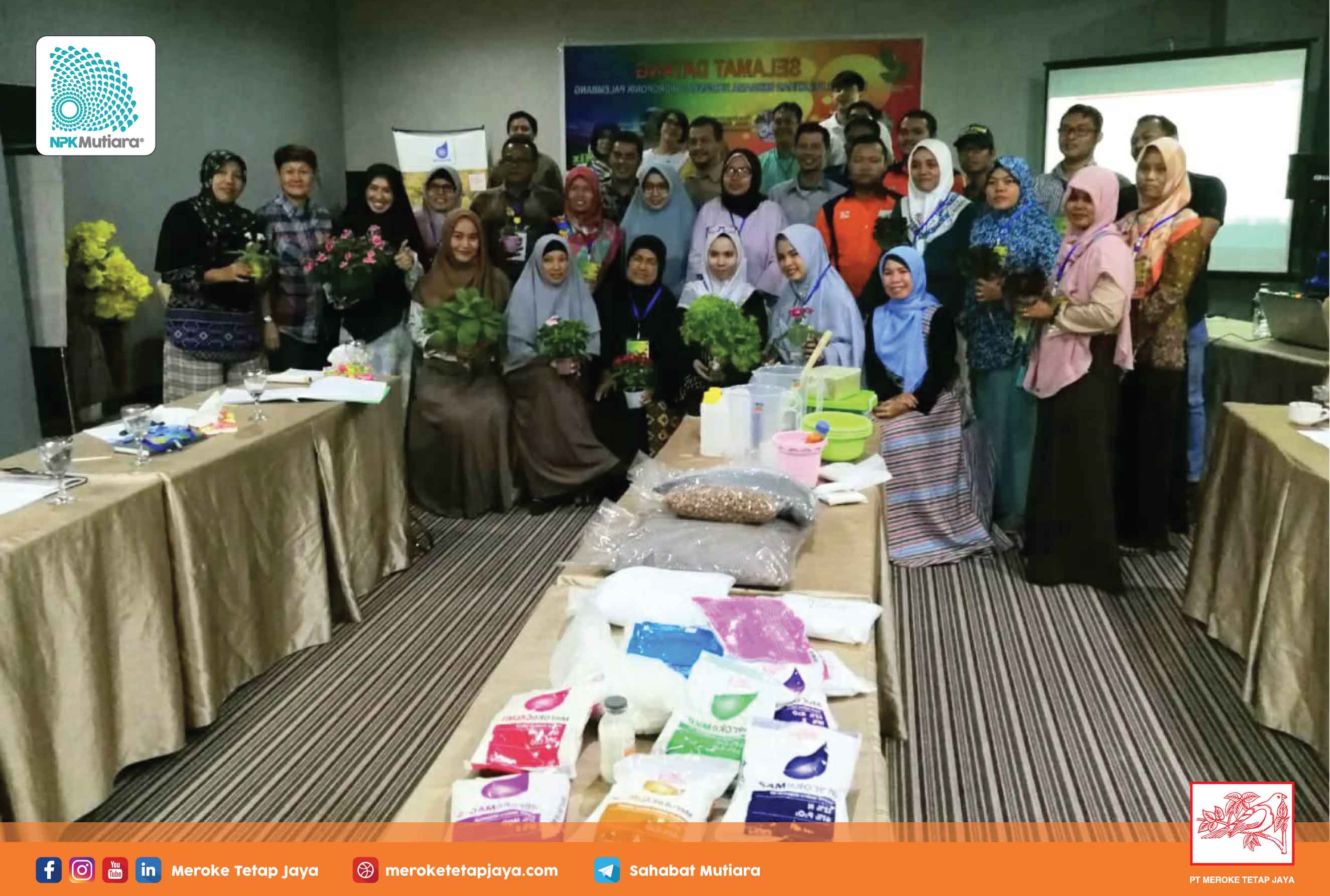 Pelatihan Meracik Nutrisi Komunitas Hidroponik Palembang
