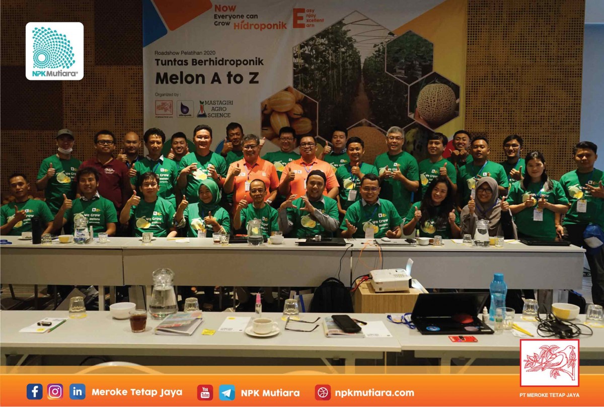 Roadshow Pelatihan 2020, Tuntas Berhidroponik Melon A to Z di Jakarta