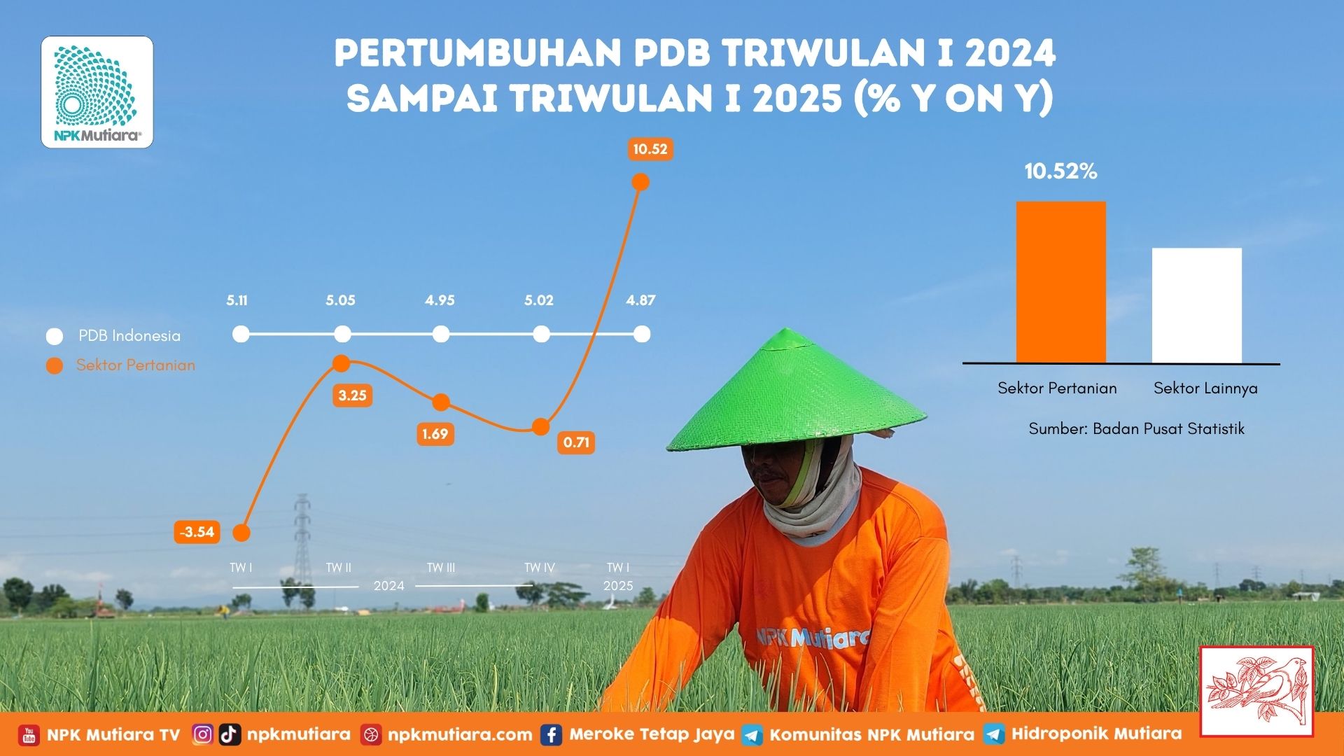 Jangan Remehkan Pertanian! Ternyata Ini Penyumbang Terbesar yang Bikin Perekonomian Indonesia Melesat
